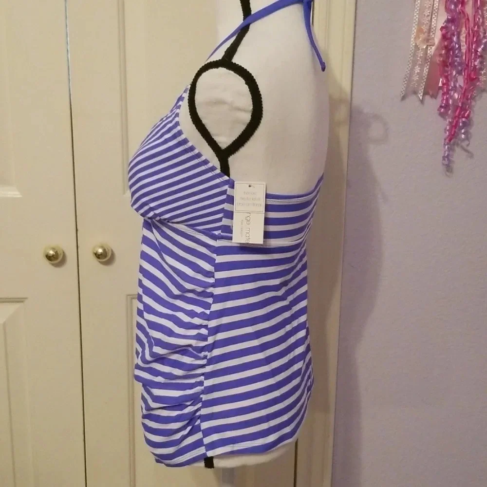 NWT Liz Lange Maternity Women's Swim Tankini Top S